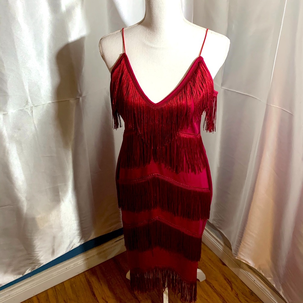 Red Lascana Flapper Dress
